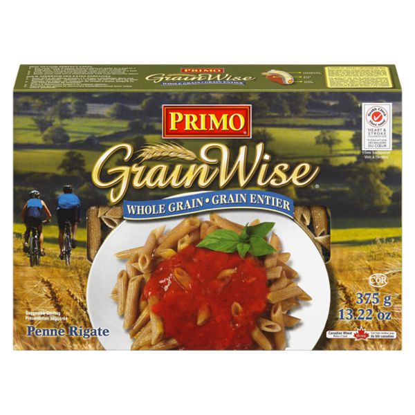 Primo Grainwise Pasta  Primo Whole Wheat Penne  